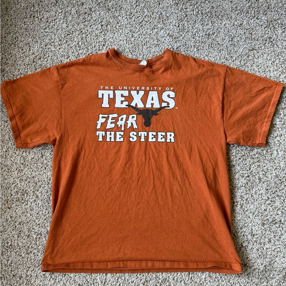 Texas Fear the Steer Orange T-Shirt